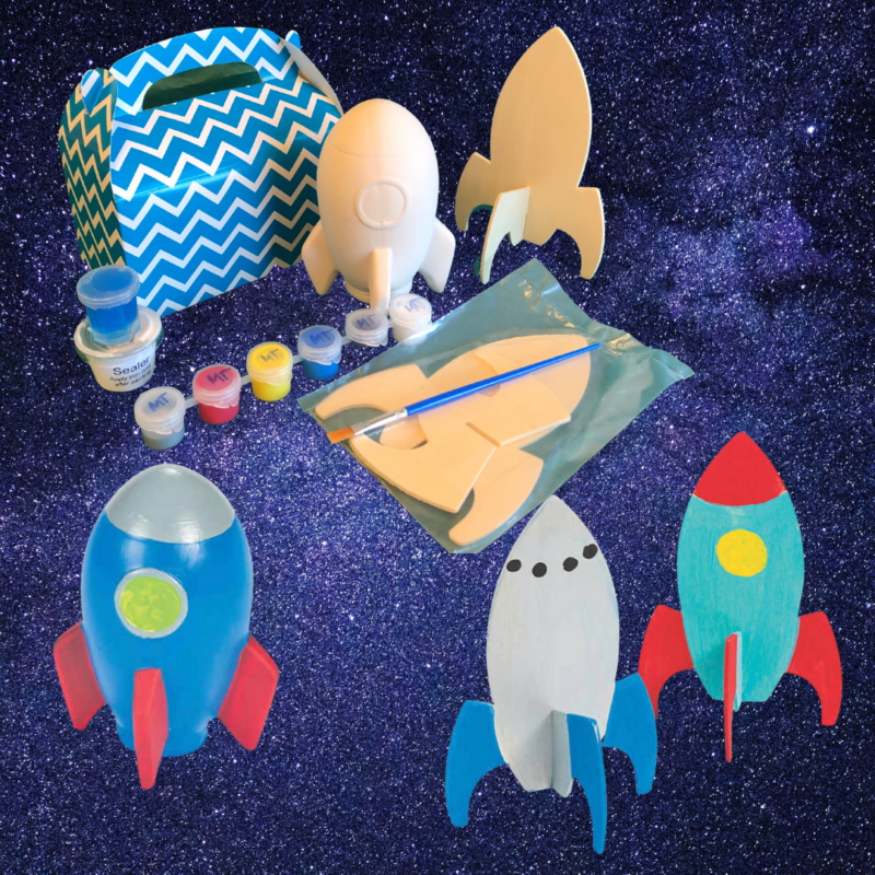Rocket Ship Kids Paint Kit – Cracked Ginger