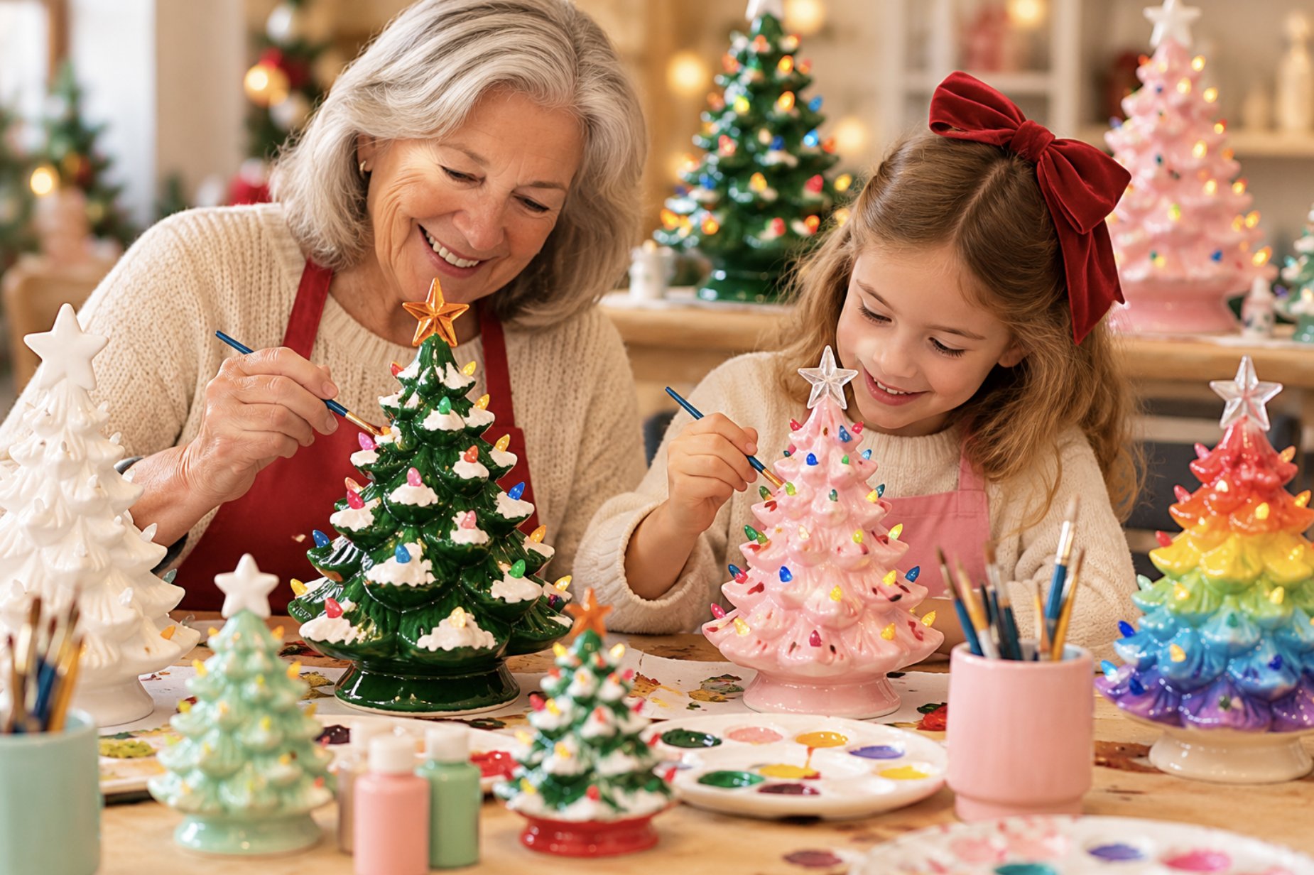 Vintage Ceramic Christmas Trees: Just Like Grandma’s