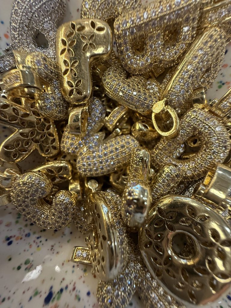 Pavé crystal charms